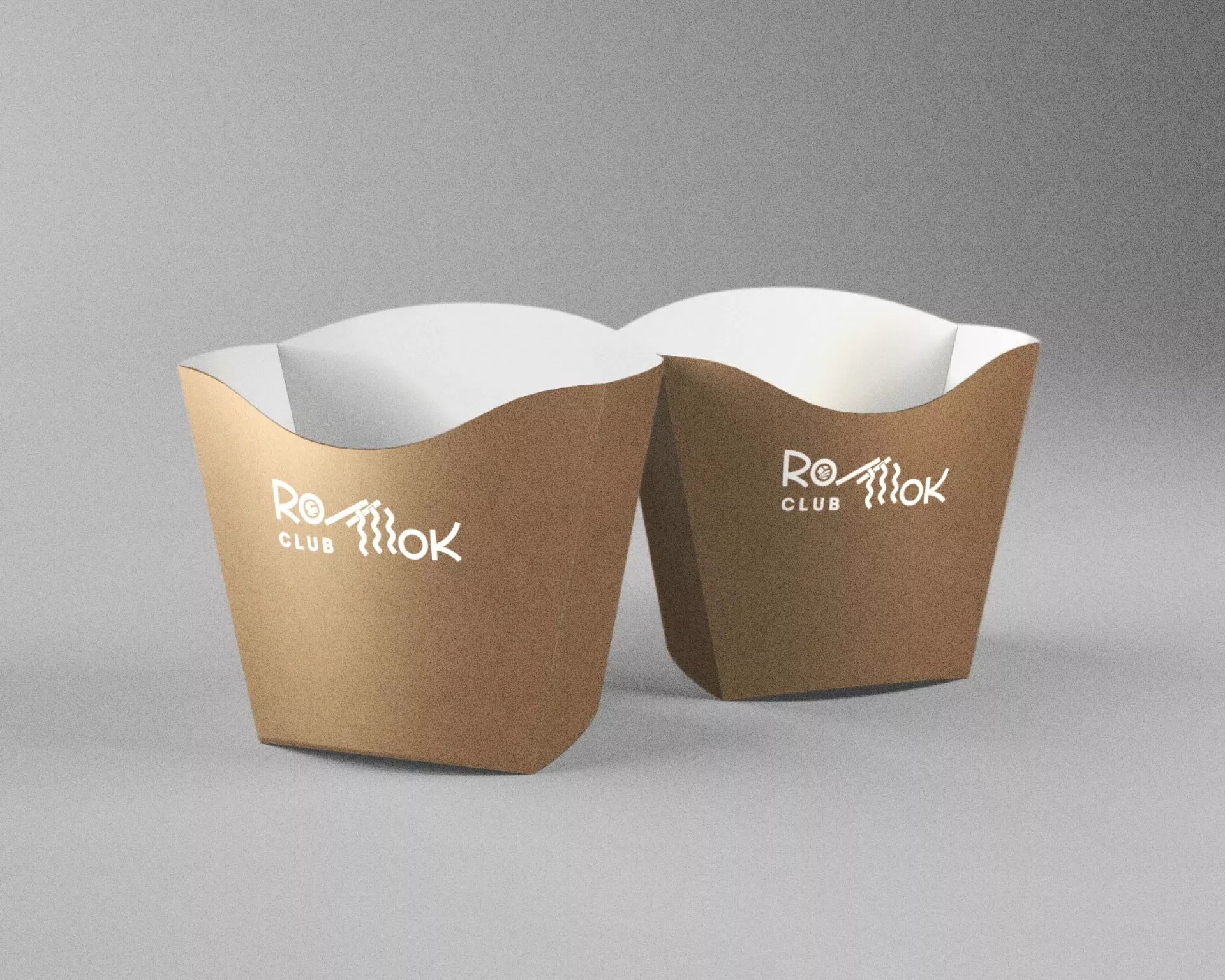Создание дизайна упаковки суши-бара «Roll Wok Club» в Меленках